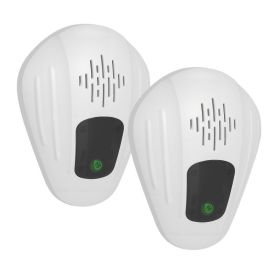 2 Pack Pest Control Device For Mosquitoes Cockroaches Rats Plug In Ultrasonic Insect Repellent Indoor For Bedroom Garage Warehouse Office (Option: White) 2 Pack Pest Control Device For Mosquitoes Cockroaches Rats Plug In Ultrasonic Insect Repellent Indoor For Bedroom Garage Warehouse Office (Option: White)